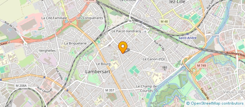 localisation de l'entreprise MONSIEUR LOUIS ROGELET à LAMBERSART