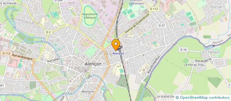 localisation de l'entreprise MONSIEUR LOUIS ROINE à ALENCON
