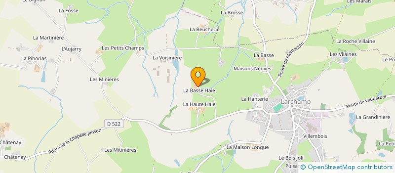 localisation de l'entreprise MONSIEUR LOUIS ROINEL à LARCHAMP