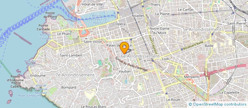 localisation de l'entreprise MONSIEUR LOUIS ROLLET à MARSEILLE