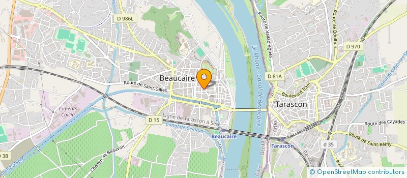 localisation de l'entreprise MONSIEUR LOUIS ROMAN à BEAUCAIRE