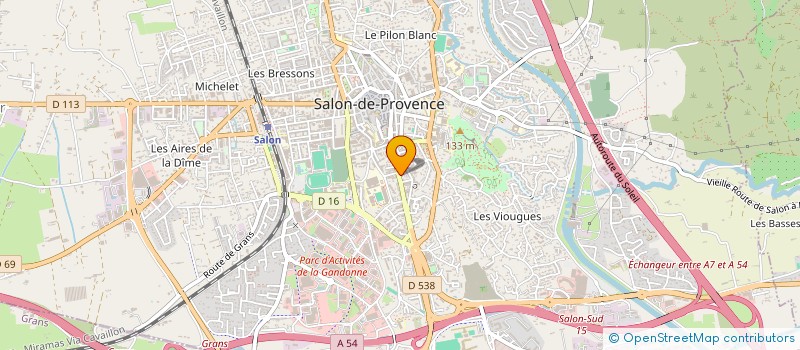 localisation de l'entreprise MONSIEUR LOUIS ROMANO à SALON-DE-PROVENCE