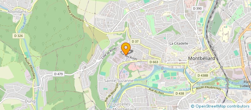 localisation de l'entreprise MONSIEUR LOUIS ROMANO  MONTBELIARD