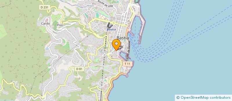 localisation de l'entreprise MONSIEUR LOUIS ROMITI à BASTIA