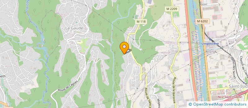 localisation de l'entreprise MONSIEUR LOUIS RONCALI  LA GAUDE