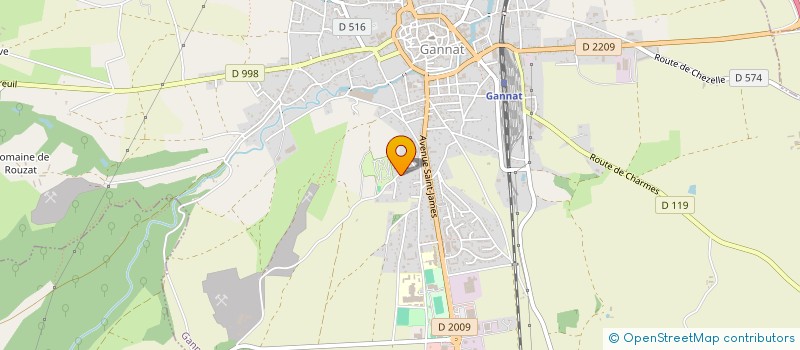localisation de l'entreprise MONSIEUR LOUIS ROSATI à GANNAT