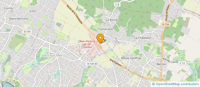 localisation de l'entreprise MONSIEUR LOUIS ROSIER à VAUX-SUR-MER