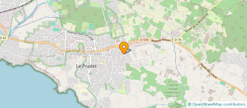 localisation de l'entreprise MONSIEUR LOUIS ROSSE à LE PRADET