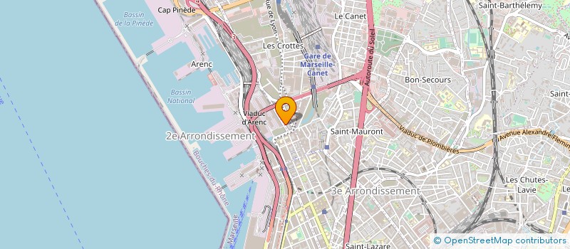 localisation de l'entreprise MONSIEUR LOUIS ROSSO à MARSEILLE