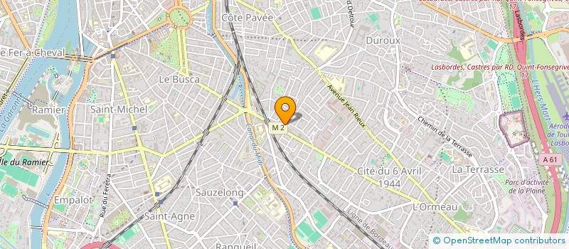 localisation de l'entreprise MONSIEUR LOUIS ROUGE à TOULOUSE