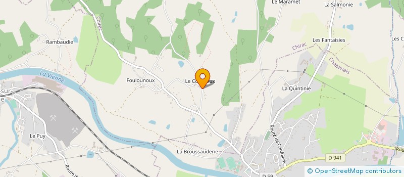 localisation de l'entreprise MONSIEUR LOUIS ROUGIER à CHIRAC