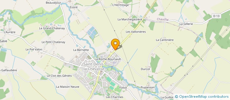 localisation de l'entreprise MONSIEUR LOUIS ROUSSEAU  SAINT-DENIS-LA-CHEVASSE