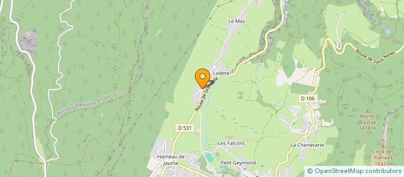 localisation de l'entreprise MONSIEUR LOUIS ROUSSEAU  LANS-EN-VERCORS