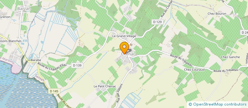 localisation de l'entreprise MONSIEUR LOUIS ROUSTAN  CHENAC-SAINT-SEURIN-D'UZET