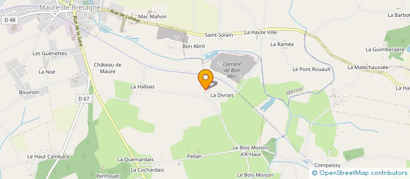 localisation de l'entreprise MONSIEUR LOUIS ROUX  VAL D'ANAST