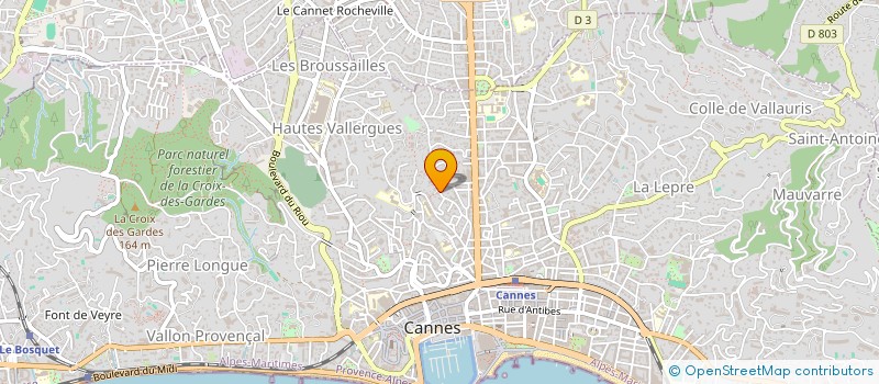 localisation de l'entreprise MONSIEUR LOUIS ROUX à CANNES