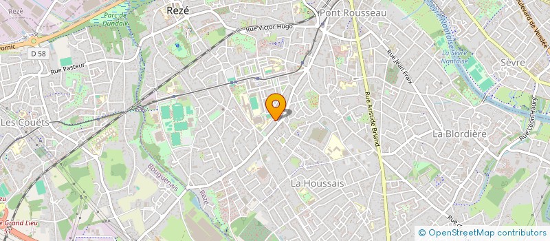 localisation de l'entreprise MONSIEUR LOUIS ROYER à REZE