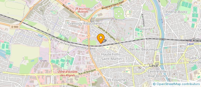 localisation de l'entreprise MONSIEUR LOUIS ROZE à LAVAL