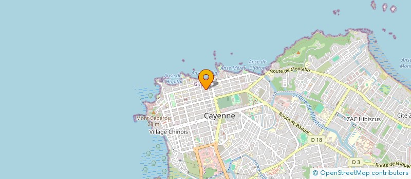 localisation de l'entreprise MONSIEUR LOUIS ROZENBERG  CAYENNE