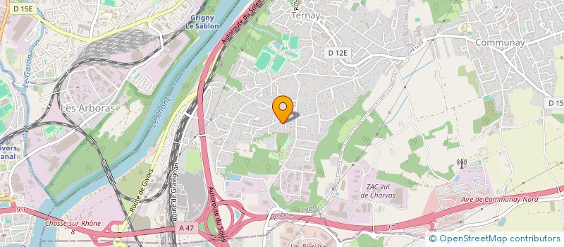 localisation de l'entreprise MONSIEUR LOUIS RUIZ  TERNAY