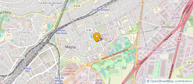 localisation de l'entreprise MONSIEUR LOUIS SADEFO DOMLEU à MASSY