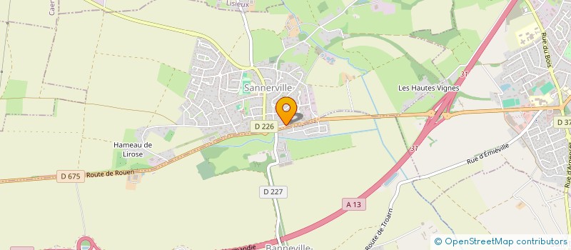 localisation de l'entreprise MONSIEUR LOUIS SAGET  SANNERVILLE