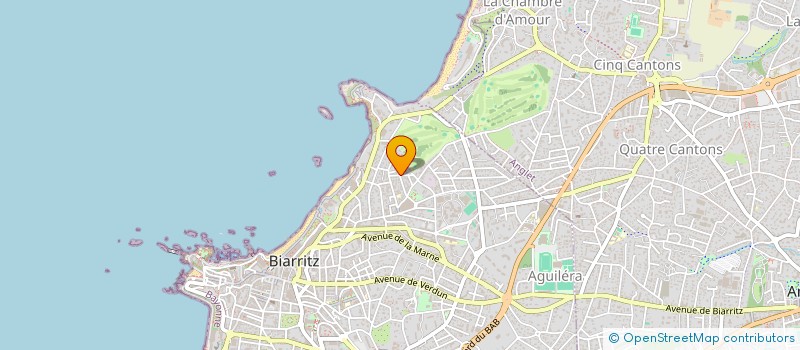 localisation de l'entreprise MONSIEUR LOUIS SAINT-JEANNET à BIARRITZ