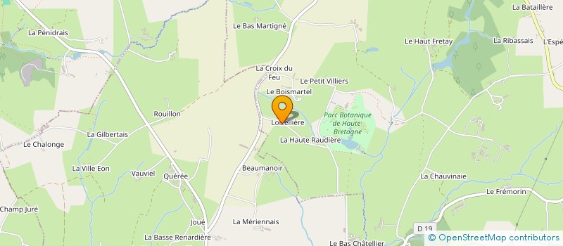 localisation de l'entreprise MONSIEUR LOUIS SALIOT à LE CHATELLIER