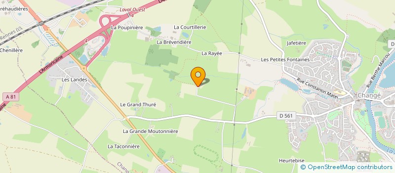 localisation de l'entreprise MONSIEUR LOUIS SALMON  CHANGE