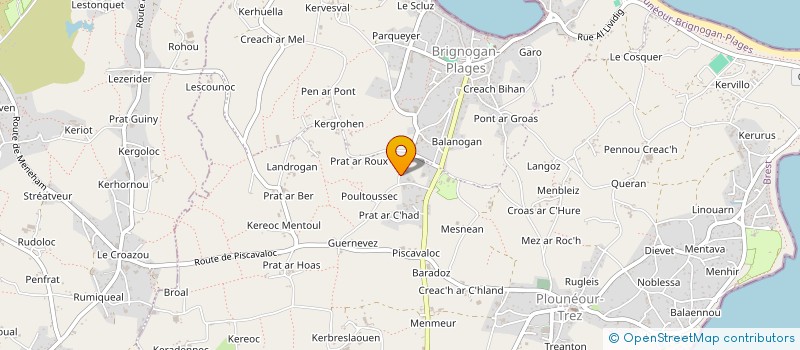 localisation de l'entreprise MONSIEUR LOUIS SALOU  PLOUNEOUR-BRIGNOGAN-PLAGES