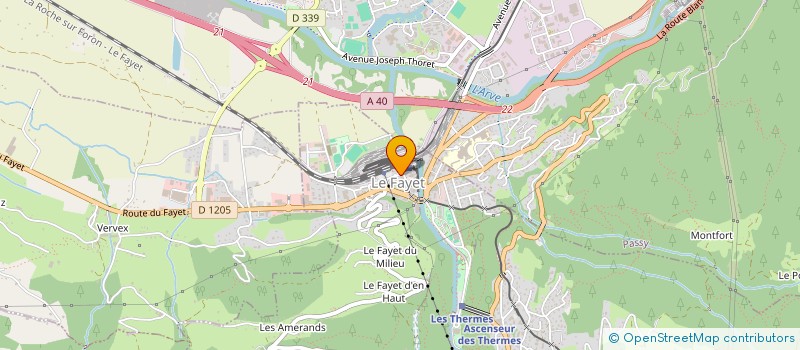 localisation de l'entreprise MONSIEUR LOUIS SAMBADOO  SAINT-GERVAIS-LES-BAINS