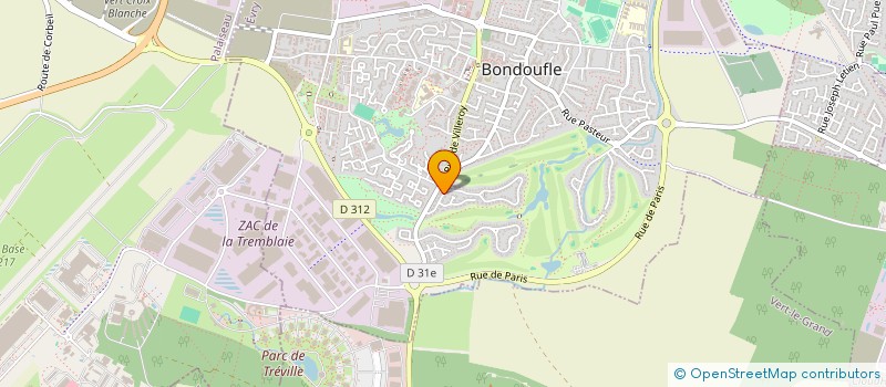 localisation de l'entreprise MONSIEUR LOUIS SAOUT à BONDOUFLE