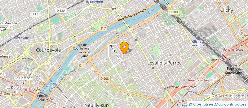 localisation de l'entreprise MONSIEUR LOUIS SAUNIER à LEVALLOIS-PERRET