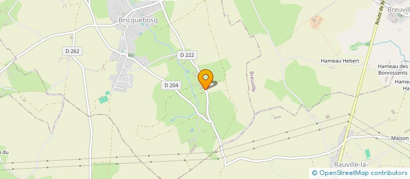 localisation de l'entreprise MONSIEUR LOUIS SAUSSEY  BRICQUEBOSQ