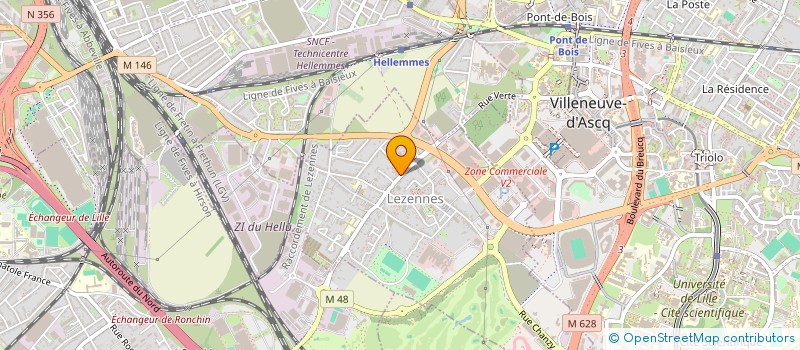 localisation de l'entreprise MONSIEUR LOUIS SAUVAGE à LILLE