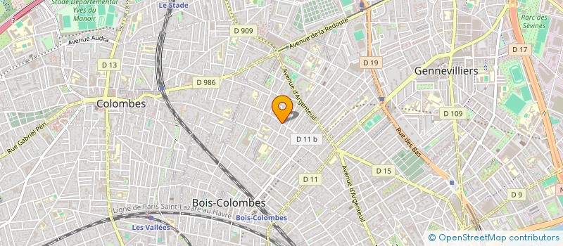 localisation de l'entreprise MONSIEUR LOUIS SCAPIN à BOIS COLOMBES