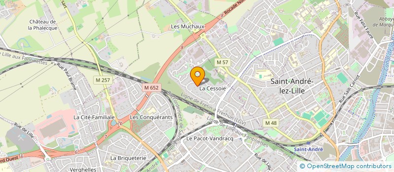 localisation de l'entreprise MONSIEUR LOUIS SCHOULLER à LAMBERSART