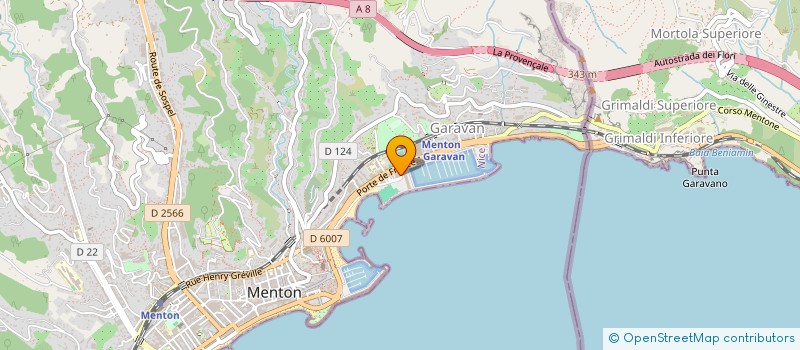 localisation de l'entreprise MONSIEUR LOUIS SCUOTTO à MENTON