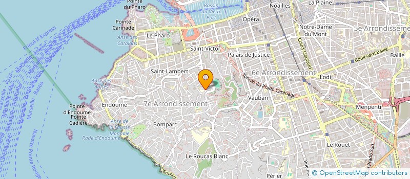 localisation de l'entreprise MONSIEUR LOUIS SECCHI à MARSEILLE
