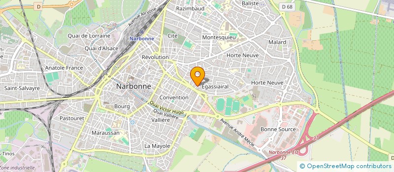 localisation de l'entreprise MONSIEUR LOUIS SERRANO  NARBONNE