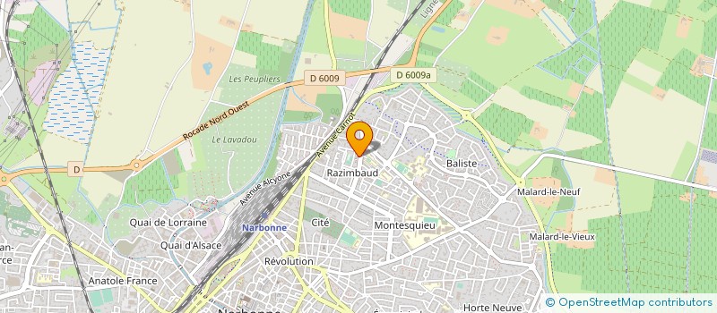 localisation de l'entreprise MONSIEUR LOUIS SERVIOLE  NARBONNE