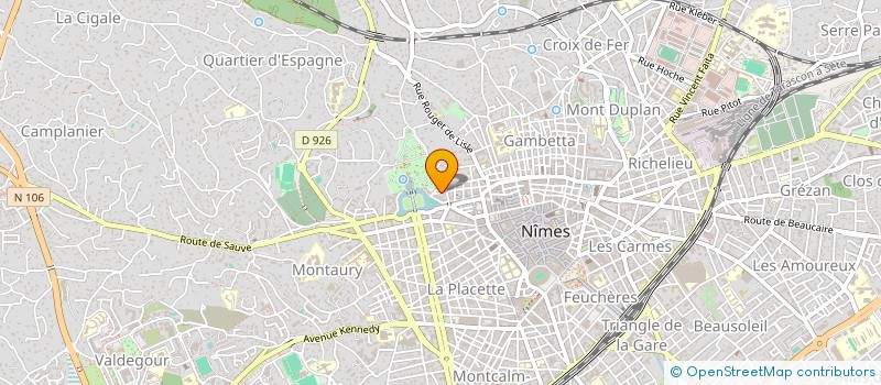 localisation de l'entreprise MONSIEUR LOUIS SICARD à NIMES