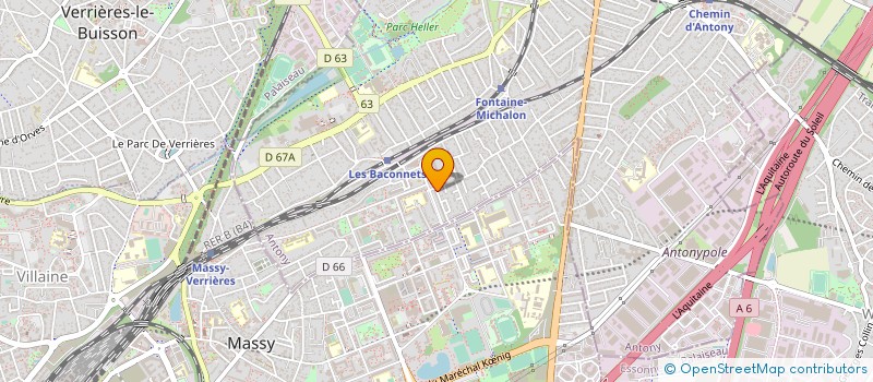 localisation de l'entreprise MONSIEUR LOUIS SIMON à ANTONY