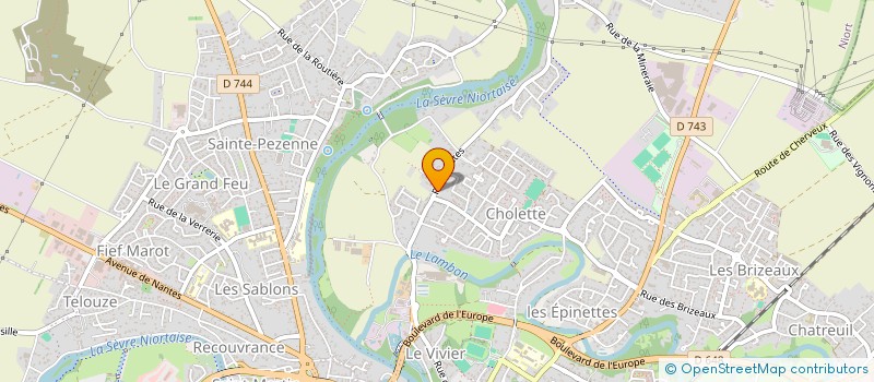 localisation de l'entreprise MONSIEUR LOUIS SIMON à NIORT