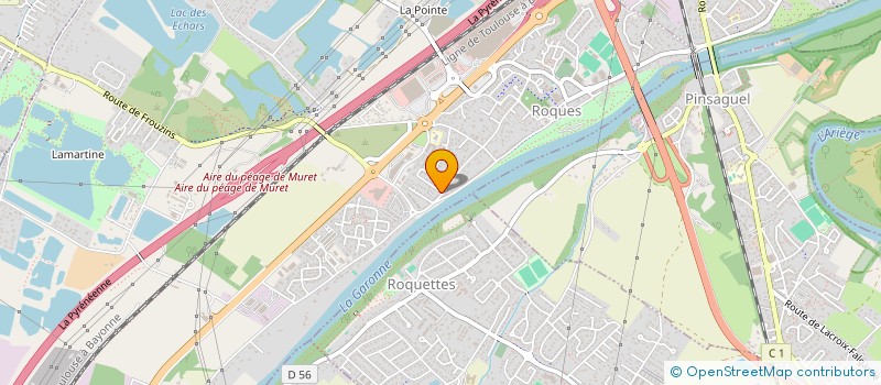 localisation de l'entreprise MONSIEUR LOUIS SIMONS  LACROIX-FALGARDE