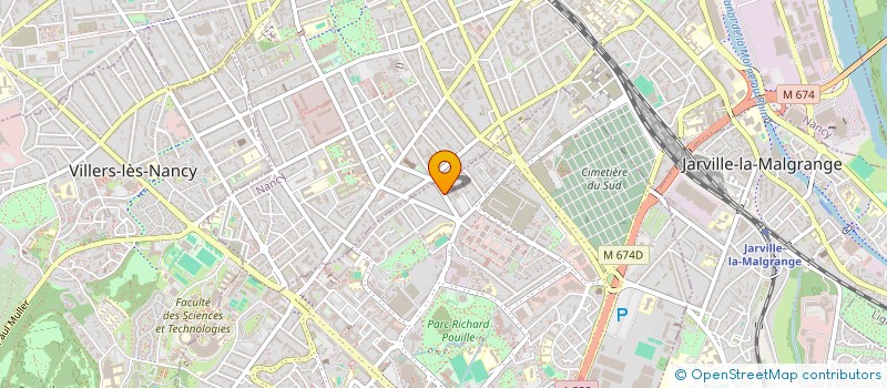 localisation de l'entreprise MONSIEUR LOUIS SINGER  VANDUVRE-LES-NANCY