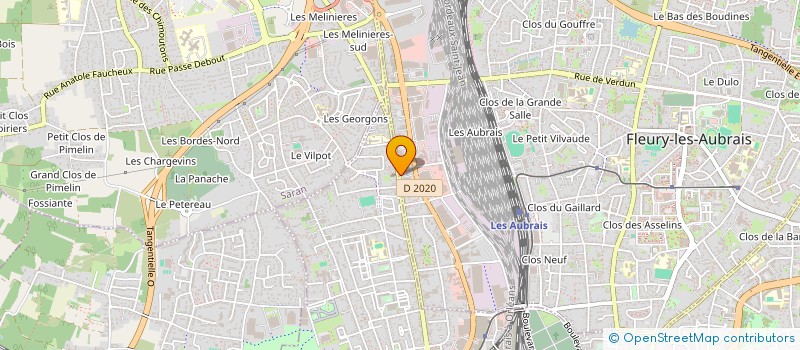 localisation de l'entreprise MONSIEUR LOUIS SIRVEN à FLEURY LES AUBRAIS