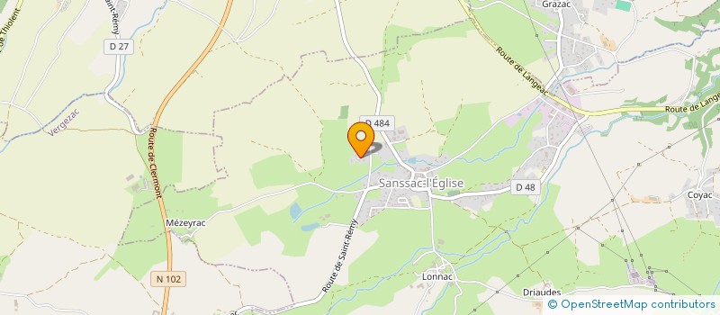 localisation de l'entreprise MONSIEUR LOUIS SOLEILHAC  VAZEILLES-LIMANDRE