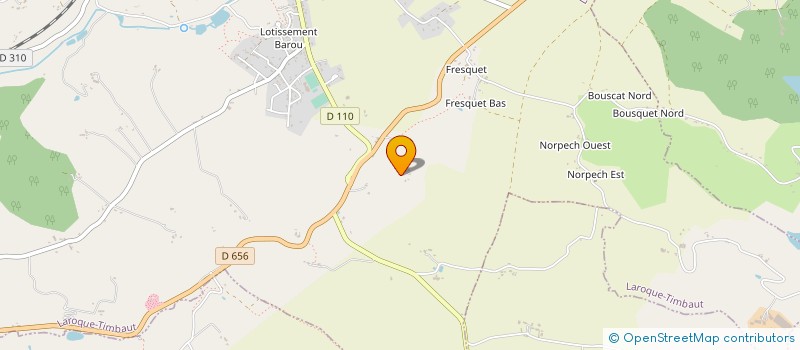 localisation de l'entreprise MONSIEUR LOUIS SOTTORIVA  LAROQUE-TIMBAUT