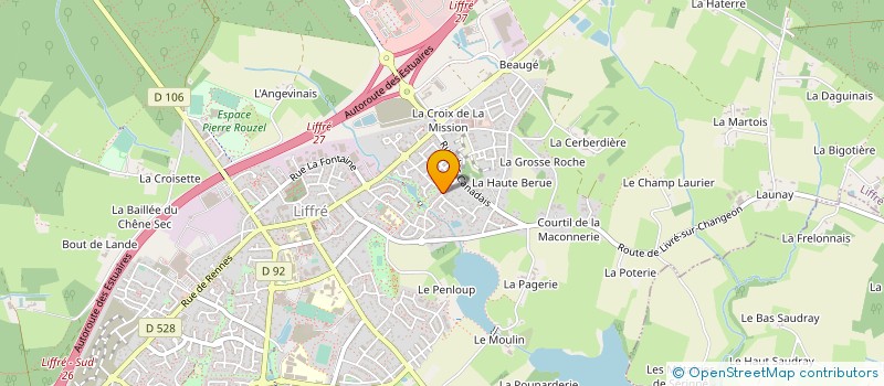 localisation de l'entreprise MONSIEUR LOUIS SOUHY  LA BOUEXIERE